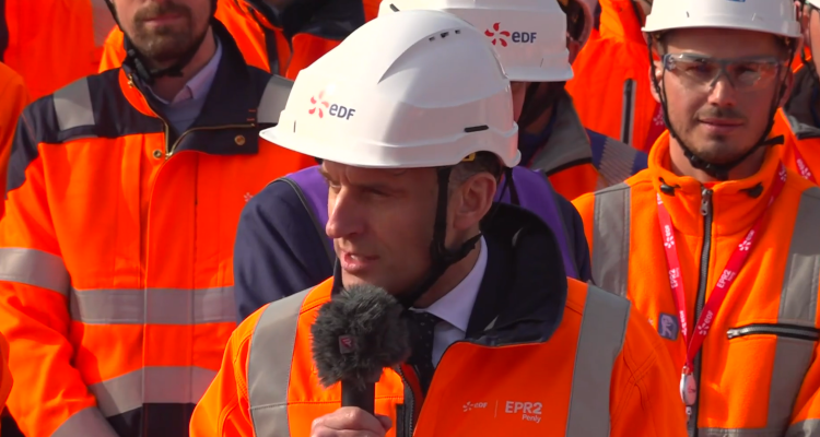 Penly : le président de la République visite le chantier de l’EPR et y préside le Conseil de politique nucléaire !