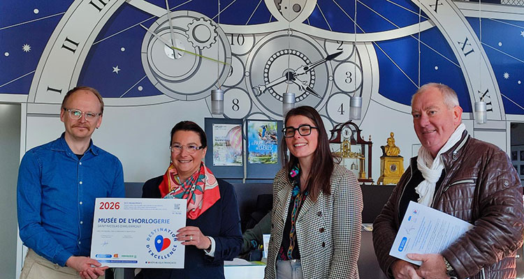 Le musée de l’horlogerie labellisé « Destination d’excellence »